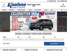 Tablet Screenshot of koehnechevy.com